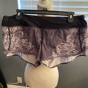 Lululemon speed shorts 10